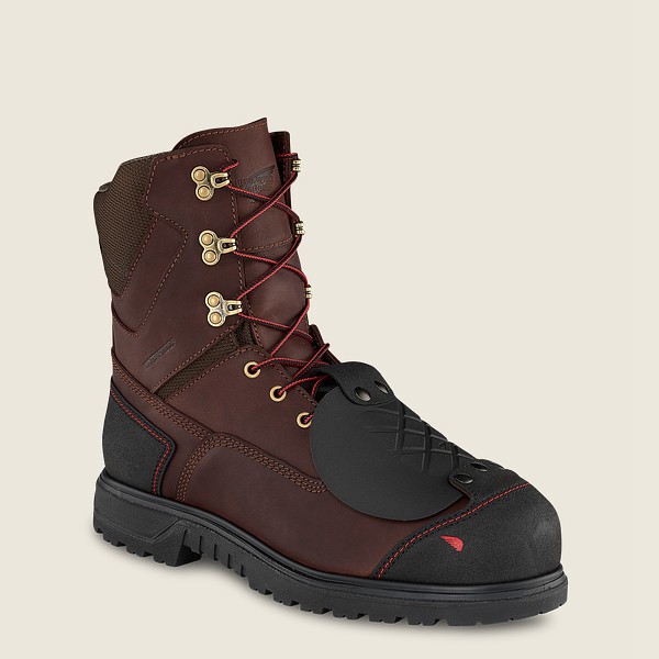 Red Wing Safety Boots Brnr Xp - 8-Inch Waterproof Toe Metguard - Brune/Svart - Herre 6723-MTPOW